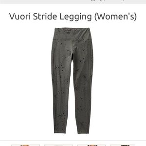 Vuori Stride Legging in Oregano Splatter, Size S